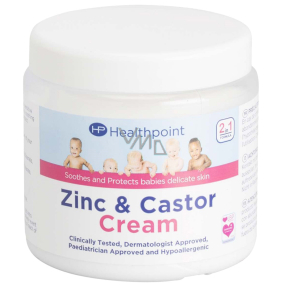 Healthpoint Zinc & Castor Cream zinková krémová mast na zklidnění, opruzeniny 225 g