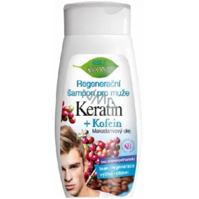 Bione Cosmetics for Men Keratin & Kofein regenerační šampon na vlasy 260 ml