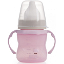 Lovi Retro Hrníček tréninkový růžový, neobsahuje BPA pro děti od 6 měsíců 150 ml