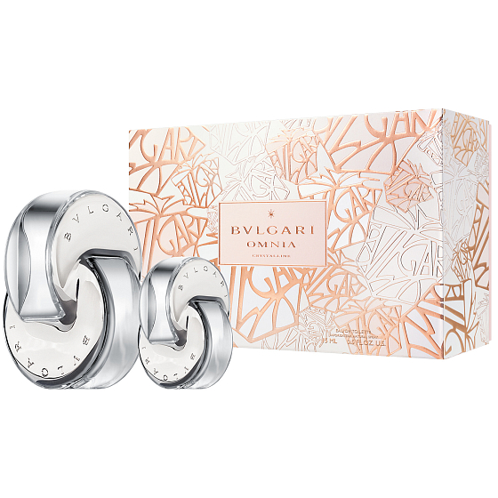 Bvlgari Omnia Crystalline toaletní voda pro ženy 65 ml + toaletní voda pro ženy 15 ml, dárková sada