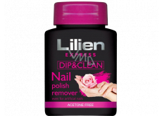 Lilien Express Quick & Easy bezacetonový odlakovač na nehty s houbičkou 75 ml
