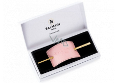 Balmain Paris Pastel Pink Embossed Hair světle růžová vlasová spona 5 x 15 x 0,3 cm