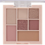 Sunkissed Oh So Natural Face Palette paletka očních stínů 4 x 0,9 g + rozjasňovač 1,3 g + tvářenka 1,3 g + bronzer 1,7 g