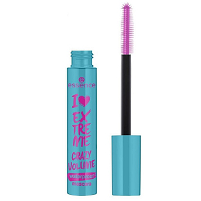 Essence I Love Extreme Crazy Volume voděodolná objemová řasenka Černá 12 ml