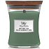 WoodWick Mint Leaves & Oak - Mátové lístky a dub vonná svíčka s dřevěným knotem a víčkem sklo střední 275 g