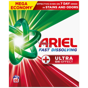 Ariel Plus Ultra Oxi Effect BOX prací prášek univerzální 68 dávek 3,74 kg