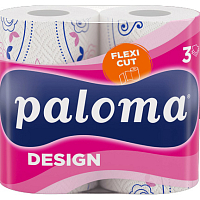 Paloma 3vrstvé papírové utěrky Design & Flexi, 2 ks, 16 m