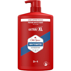 Old Spice Whitewater 3 v 1 sprchový gel pro muže, 1 000 ml