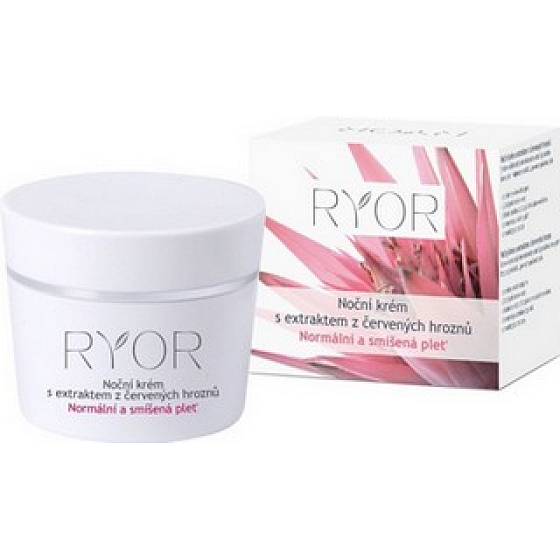 Ryor Extrakt z červených hroznů noční krém 50 ml