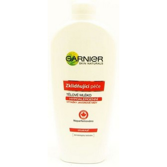 Garnier Zklidňující tělové mléko hypoalergenní citlivá pleť 400 ml