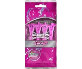 Wilkinson Lady Extra 3 Beauty holicí strojek jednorázový 3 břity 4 kusy
