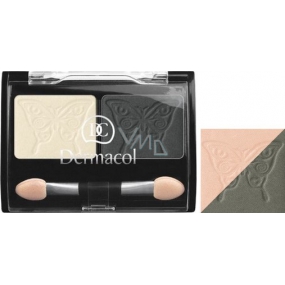 Dermacol Satin Duo Eye Shadow oční stíny 02 3 g