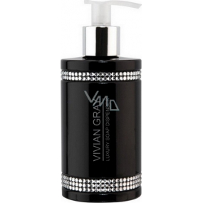 Vivian Gray Crystal Black luxusní tekuté mýdlo 250 ml