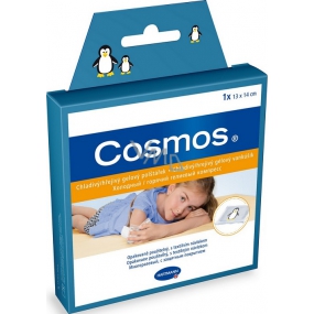 Cosmos Chladivý/hřejivý gelový polštářek s textilním návlekem pro děti 13x14 cm 1 kus