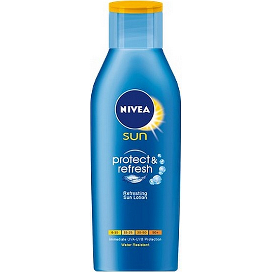Nivea Sun Protect & Refresh OF20+ osvěžující mléko na opalování střední ochrana 200 ml