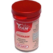 Fan Sacharin Umělé sladidlo 160 tabletek v dóze 10 g