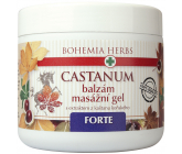 Bohemia Gifts Castanum Extrakt z kaštanu koňského Forte extra silný balzám masážní gel 600 ml