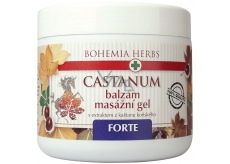 Bohemia Gifts Castanum Extrakt z kaštanu koňského Forte extra silný balzám masážní gel 600 ml