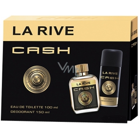 La Rive Cash Man toaletní voda pro muže 100 ml + deodorant sprej 150 ml, dárková sada
