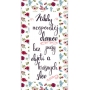 Bohemia Gifts Šípek a Růže sprchový gel 200 ml + koupelová lázeň 200 ml + dekorační obraz Nikdy neopouštěj domov bez pusy... 13 x 24 cm, kosmetická sada