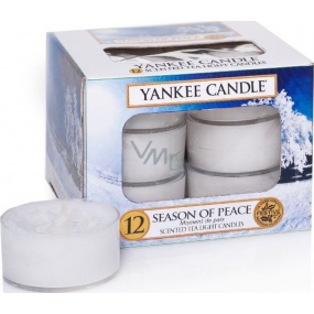 Yankee Candle Season Of Peace - Období míru vonná čajová svíčka 12 x 9,8 g