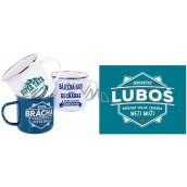 Albi Plechový hrnek se jménem Luboš 250 ml