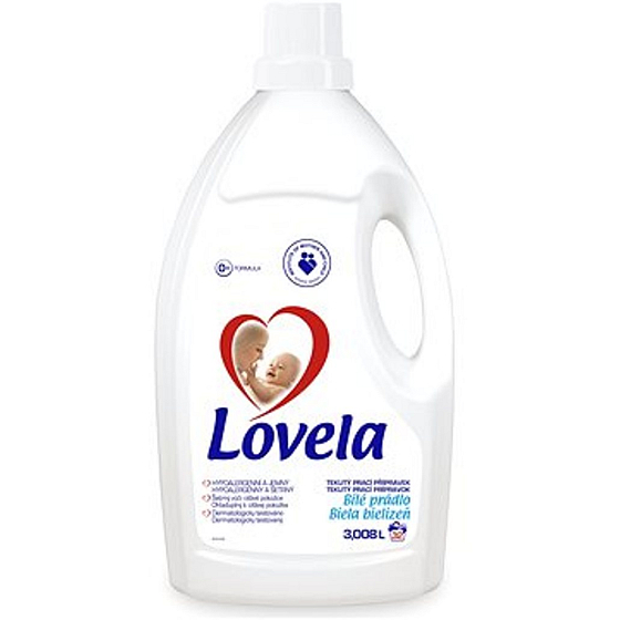 Lovela Bílé prádlo Hypoalergenní tekutý prací prostředek 32 dávek 3,008 l