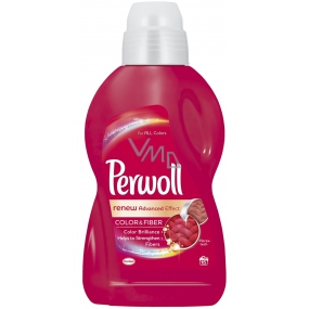 Perwoll Color & Fiber prací gel na barevné prádlo, ochrana před ztrátou tvaru a zachování intenzity barvy 15 dávek 0,9 l