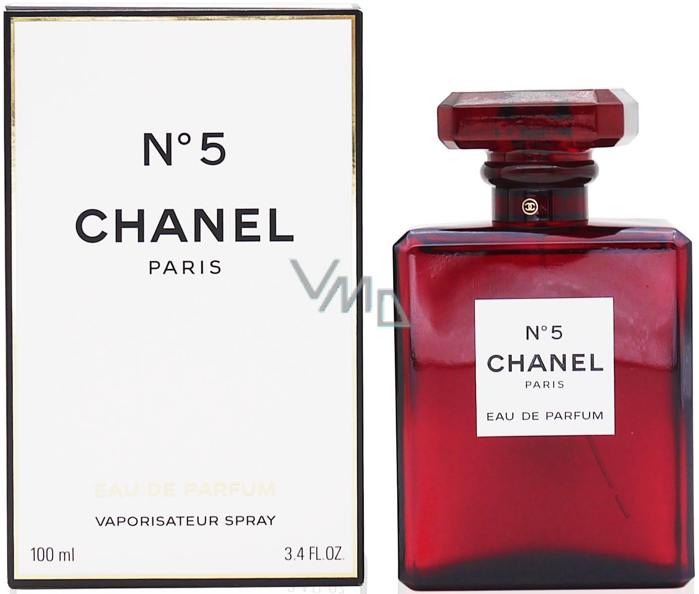 Chanel Ladies No.5 L'eau Red Edition EDT 3.4 oz (Tester