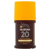 Nubian OF20 Voděodolný olej na opalování 60 ml
