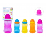 First Step 6+ láhev s brčkem pro děti modrá 310 ml