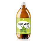 Allnature Aloe Vera Bio 100% šťáva podporuje přirozenou obranyschopnost, má detoxikační účinky a pomáhá bojovat proti únavě doplněk stravy 500 ml