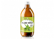 Allnature Aloe Vera Bio 100% šťáva podporuje přirozenou obranyschopnost, má detoxikační účinky a pomáhá bojovat proti únavě doplněk stravy 500 ml