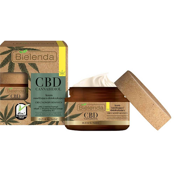 Bielenda CBD Cannabidiol hydratačně-detoxikační pleťový krém denní/noční 50 ml
