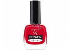 Golden Rose Keratin Nail Color lak na nehty 37 Red Color 10,5 ml