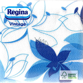 Regina Vintage Papírové ubrousky 1 vrstvé 33 x 33 cm 45 kusů Modré