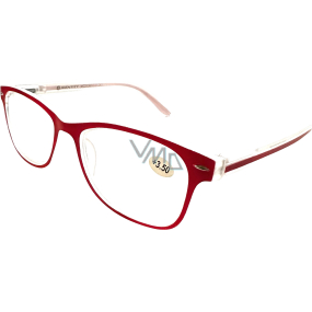 Berkeley Čtecí dioptrické brýle +3,5 plast červené 1 kus MC2136