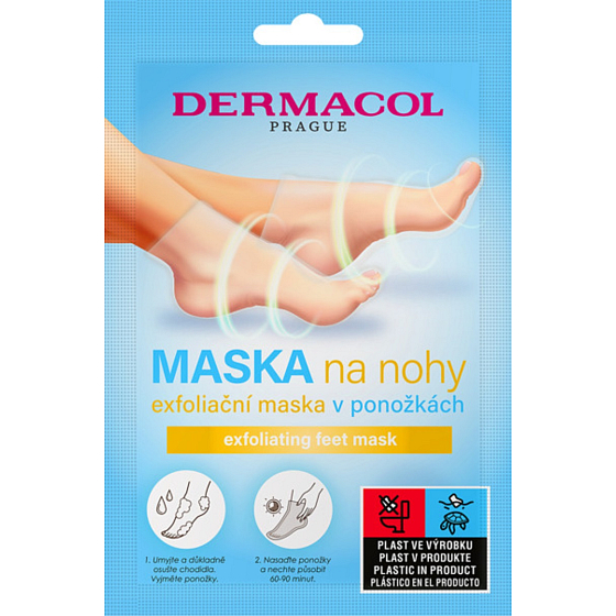 Dermacol Exfoliační maska na nohy v ponožkách 2 x 15 ml