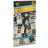 Craft ID Black kreativní blok se samolepkami 2 x 10 listů 23 x 12 cm