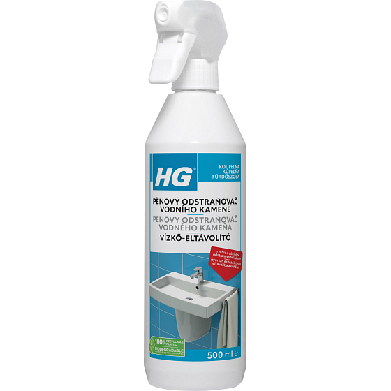 HG pěnový odstraňovač vodního kamene, 500 ml