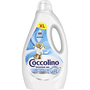Coccolino Care White prací gel na bílé prádlo 68 dávek 2,7 l