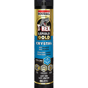 Soudal T-Rex Crystal montážní lepidlo, transparentní, 290 ml