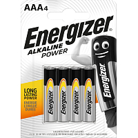 Energizer Alkaline Power AAA mikrotužková baterie, 4 ks
