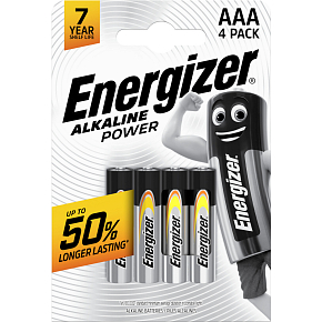 Energizer Alkaline Power AAA mikrotužková baterie, 4 ks Energizer Alkaline Power AAA mikrotužková baterie, 4 ks