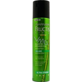 Garnier Fructis Style Elastic Power Fix Volume Ultra Strong lak na vlasy 250 ml