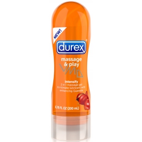 Durex Play intimní lubrikační a masážní gel se stimulující Guaranou 200 ml