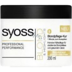 Syoss Blond & Highlights maska na vlasy pro blond a melírovaný vlas 200 ml
