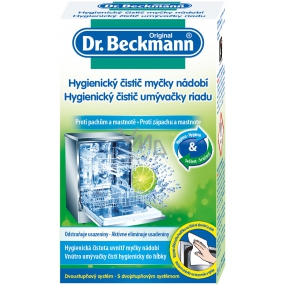 Dr. Beckmann Hygienický čistič myčky nádobí 75 g + 1 vlhčený hadřík