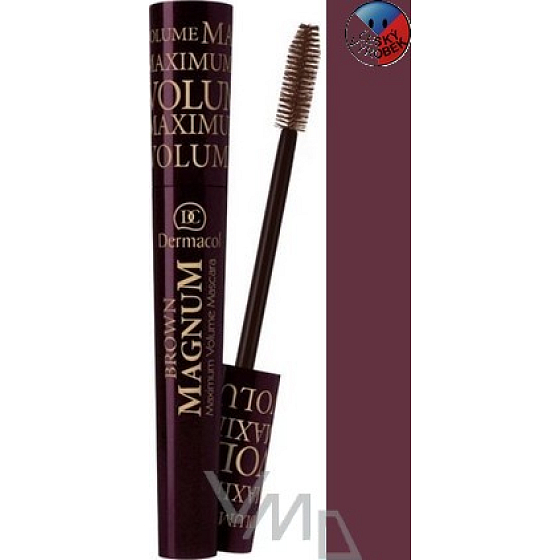 Dermacol Brown Magnum řasenka odstín hnědá 7 ml