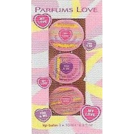 Parfums Love Sweet Lips balzám na rty 3 x 10 ml dívčí kazeta